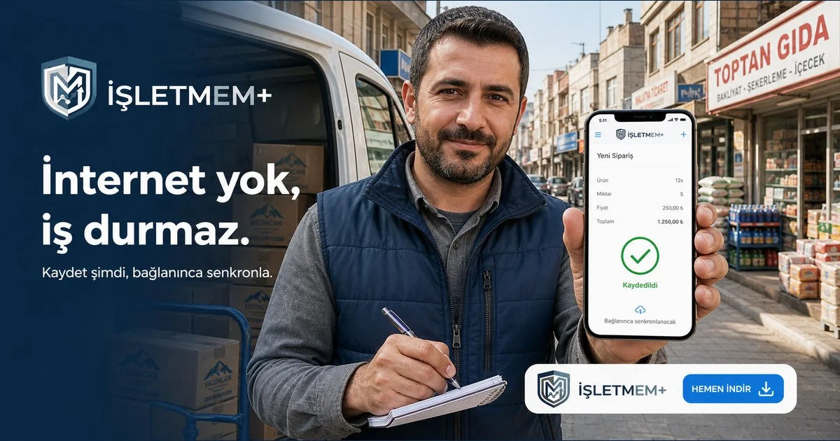 İşletmem+ ile işletmesini yöneten esnaf